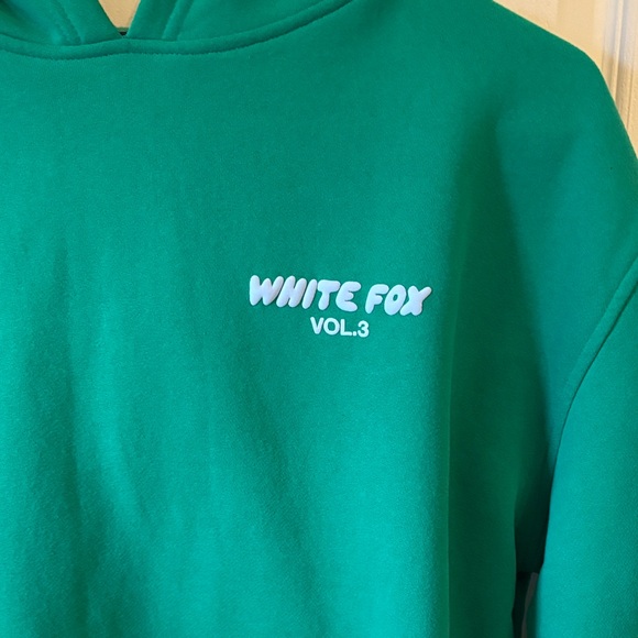 White Fox Boutique Green Hoodie - Picture 2 of 3